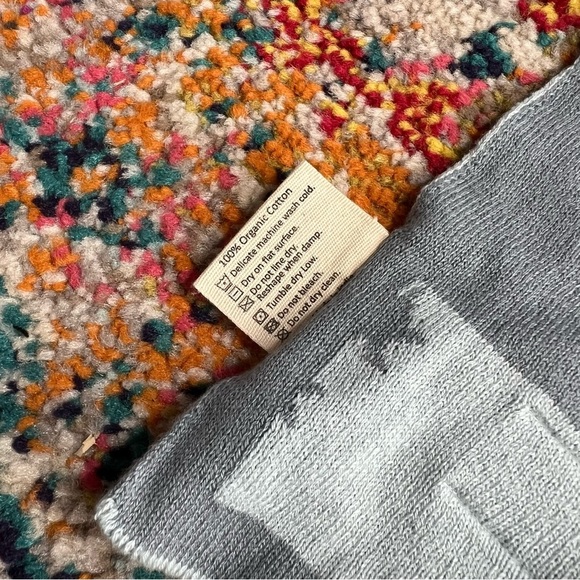 NWT PINK LEMONADE baby blanket and Burp Cloth set in Dreamy‎ Clouds Blue - Picture 7 of 15